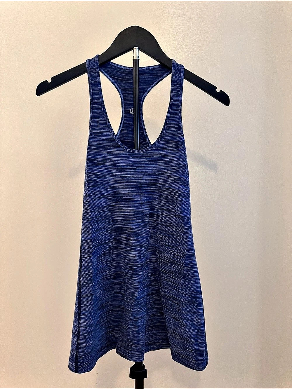 Lululemon Cool Racerback Blue/Black Tank